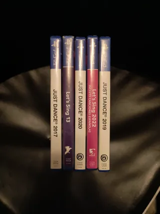 Lote 5 Juegos PS4: Just Dance y Let's Sing