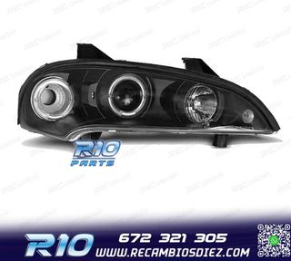 FAROS OPEL TIGRA 95-03 OJOS ANGEL CCFL FONDO NEGRO