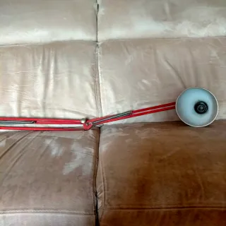 Lampada da tavolo Naska Loris Vintage Rossa