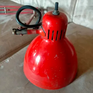 Lampada da tavolo Naska Loris Vintage Rossa