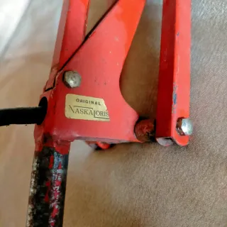 Lampada da tavolo Naska Loris Vintage Rossa