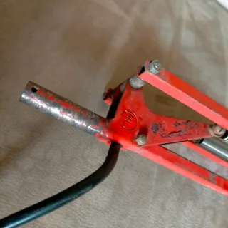 Lampada da tavolo Naska Loris Vintage Rossa