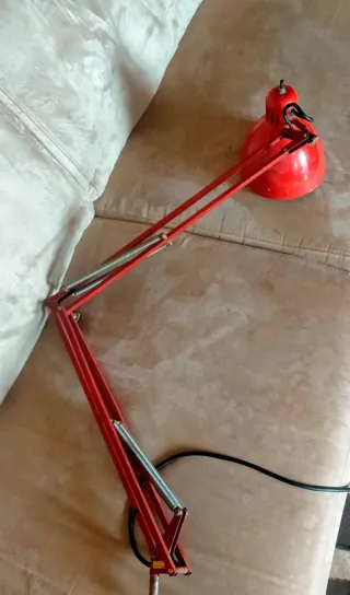 Lampada da tavolo Naska Loris Vintage Rossa