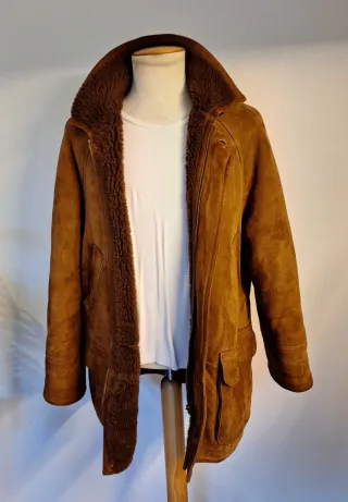 Abrigo de piel Sherling