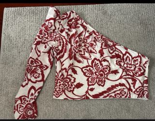 Conjunto Zara Top y Falda Estampado