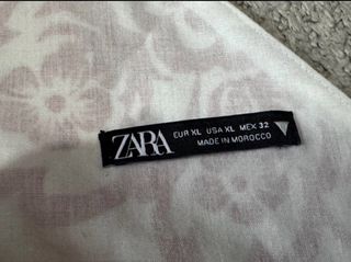 Conjunto Zara Top y Falda Estampado