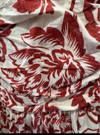 Conjunto Zara Top y Falda Estampado