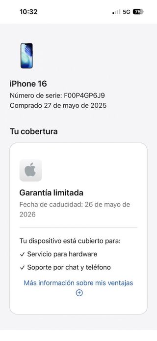 iPhone 16 128 GB Negro