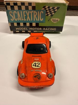 Coche Scalextric Porsche Carrera Naranja