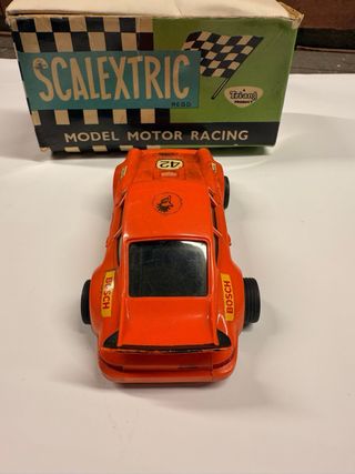 Coche Scalextric Porsche Carrera Naranja