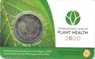 Moneda 2€ Bélgica 2020 Plant Health