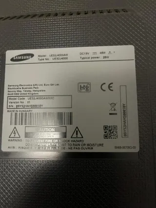 Televisor Samsung Negro