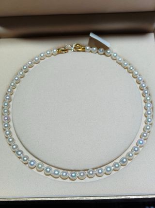 Collar Perlas Akoya Cierre Plata 925