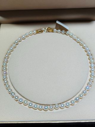 Collar Perlas Akoya Cierre Plata 925