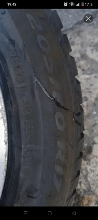 2 Llantas Citroen C3 205/60/17