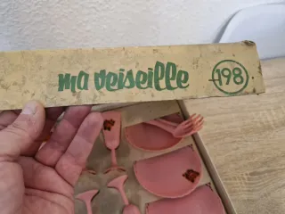 Antigua vajilla juguete caja  creaciones Magda