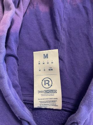 Sudadera Reebok Tie-Dye Morada