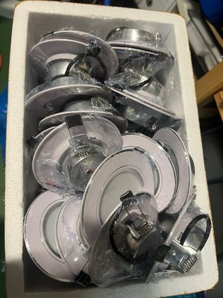 Foco LED redondo, 48 unidades