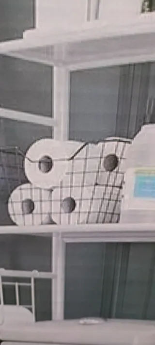 Estantería Baño EMIPRO Encima Inodoro Blanca