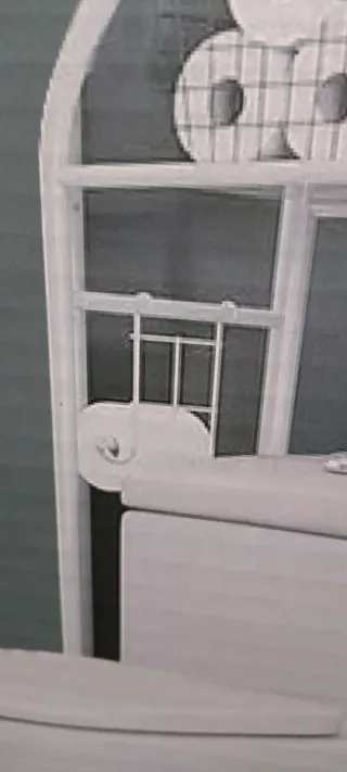 Estantería Baño EMIPRO Encima Inodoro Blanca