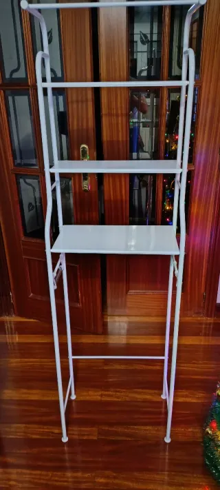 Estantería Baño EMIPRO Encima Inodoro Blanca