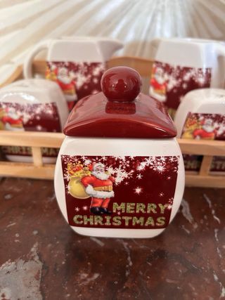 Set natalizio saliera pepe oliera formaggio