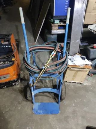 Carro para soplete de acetileno y oxígeno