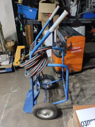 Carro para soplete de acetileno y oxígeno