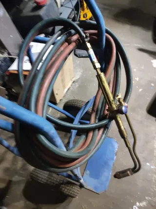 Carro para soplete de acetileno y oxígeno