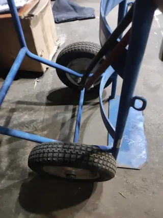 Carro para soplete de acetileno y oxígeno