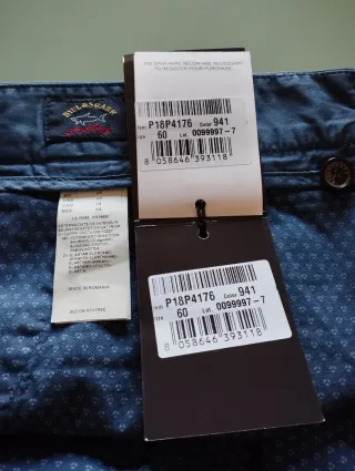 Pantaloni Paul & Shark Blu Uomo