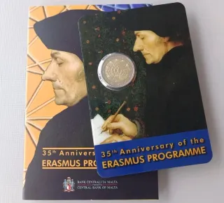 2 euros Malta 2022 Erasmus SC