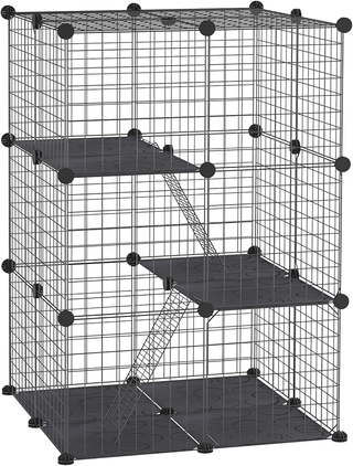 Gabbia per Conigli e Porcellini d'India Modulare e