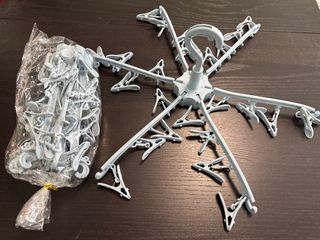 2x Tendedero con Clips para Calcetines