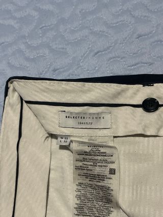 Pantalón chino azul marino