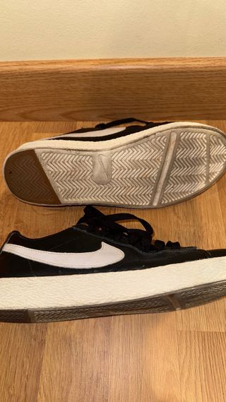 Zapatillas Nike Blazer Low, Negras y Blancas