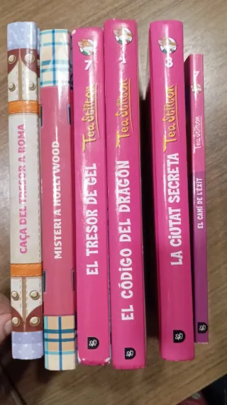 Lote compuesto por 5 libros de Tea Stilton