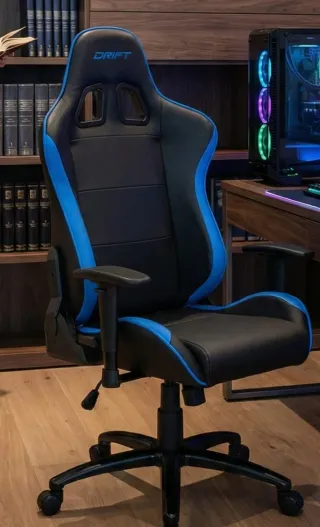 Silla Gaming Drift Negra y Azul
