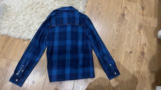 Camisa Timberland a cuadros azul T8