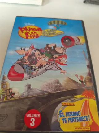 DVD Phineas y Ferb Volumen 3 Español