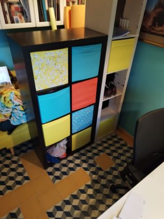 Estantería Kallax Ikea Negra (sin cubos)