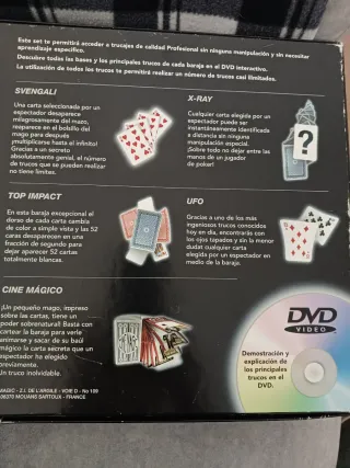 Magia. Especial Cartas 5 barajas y DVD explicativo
