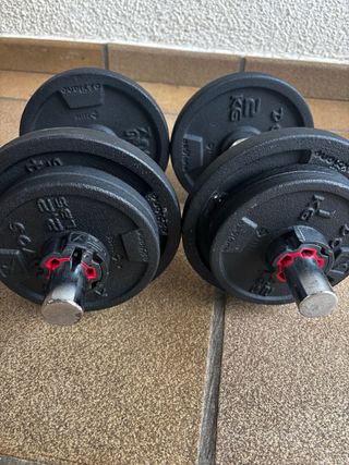 Pareja Mancuernas Domyos 2x10 kg