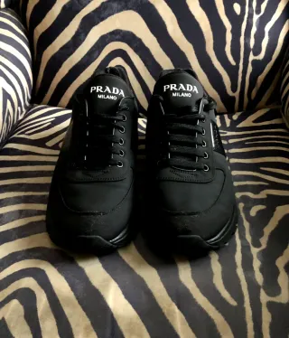 Zapatillas Prada Hombre Negras Talla 42.5