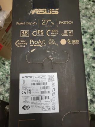 Monitor ASUS ProArt 27 4K HDR Adobe CC