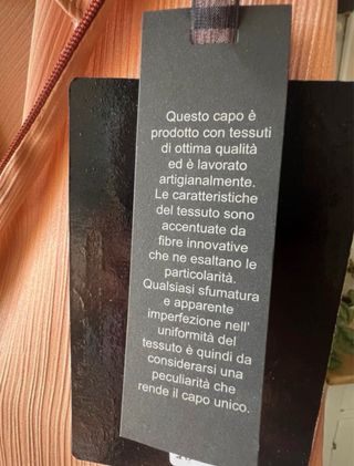 Abito Hanita satinato effetto lurex