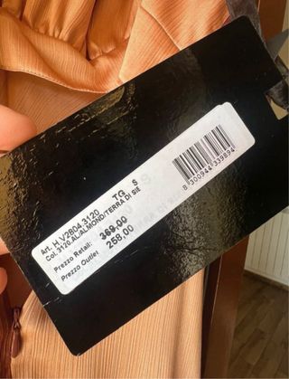 Abito Hanita satinato effetto lurex