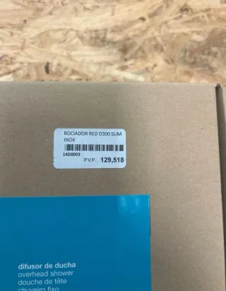 Plastisan Difusor Ducha Inox Slim 300mm