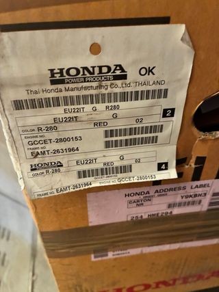 Generador Honda EU22i