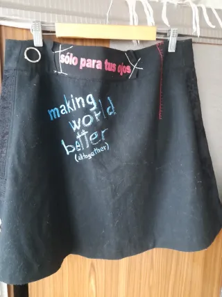 Vestido NUOVO lusso marca Liu Jo, felpa, gonna